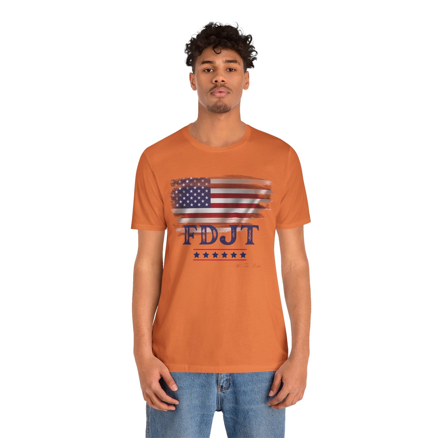 FDJT Distressed Stars & Stripes Tee β Patriotism with Purpose πΊπΈ