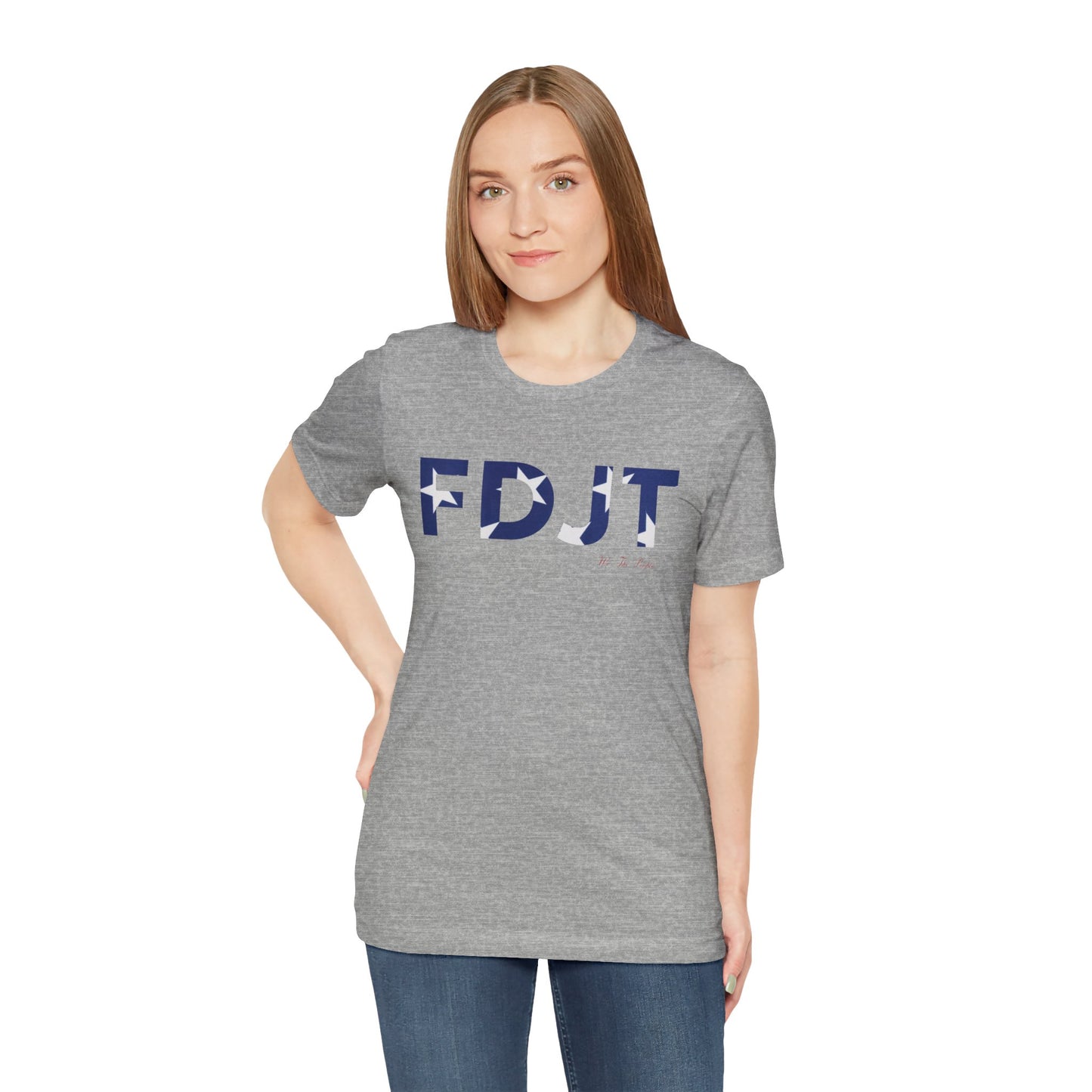 FDJT Blue & White Stars Tee β Classic, Clean, and Defiant β