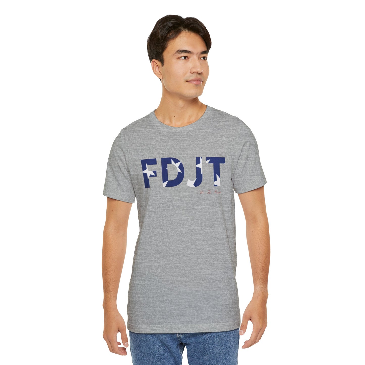 FDJT Blue & White Stars Tee β Classic, Clean, and Defiant β