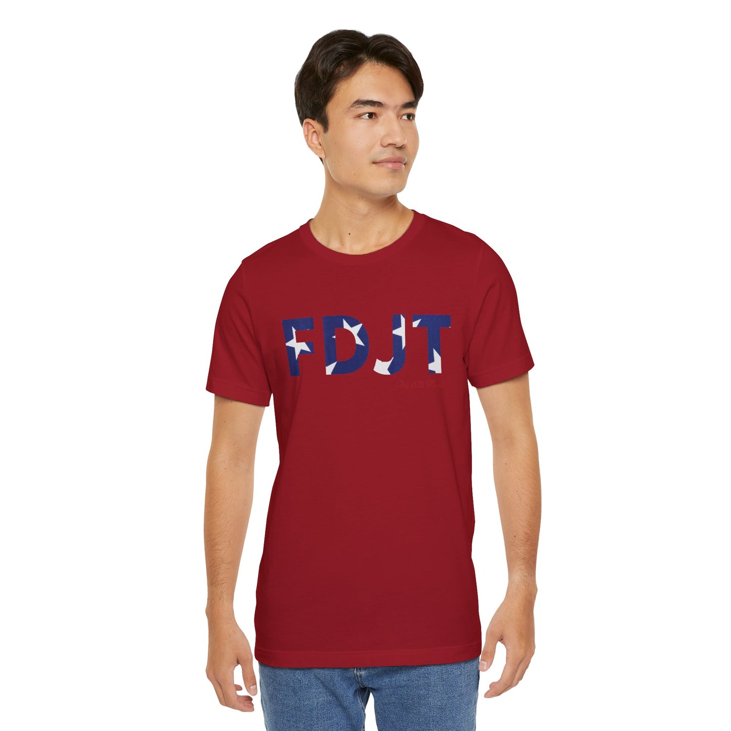 FDJT Blue & White Stars Tee β Classic, Clean, and Defiant β