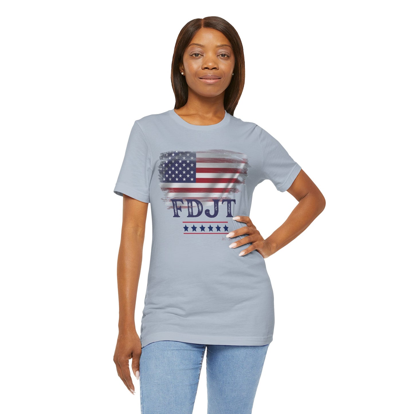 FDJT Distressed Stars & Stripes Tee β Patriotism with Purpose πΊπΈ