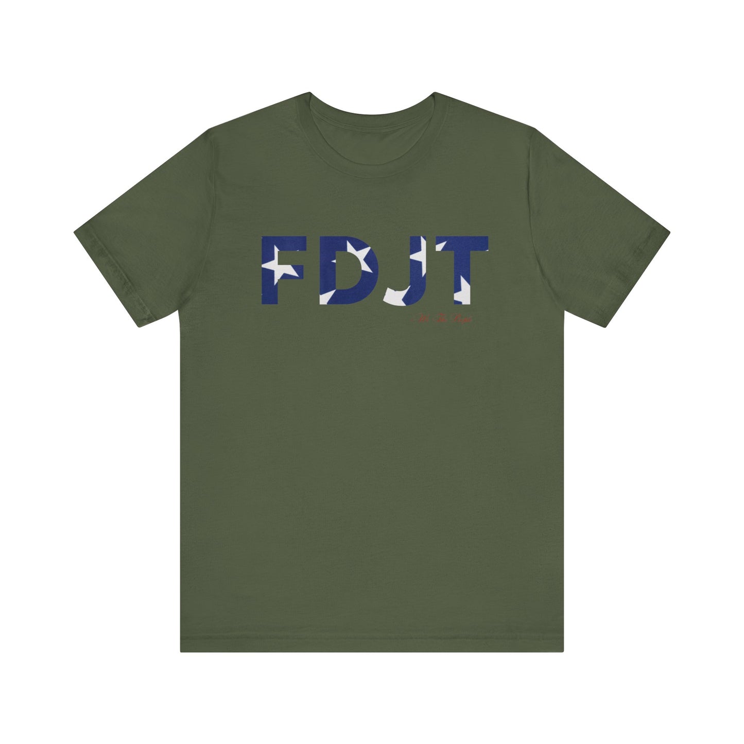 FDJT Blue & White Stars Tee β Classic, Clean, and Defiant β