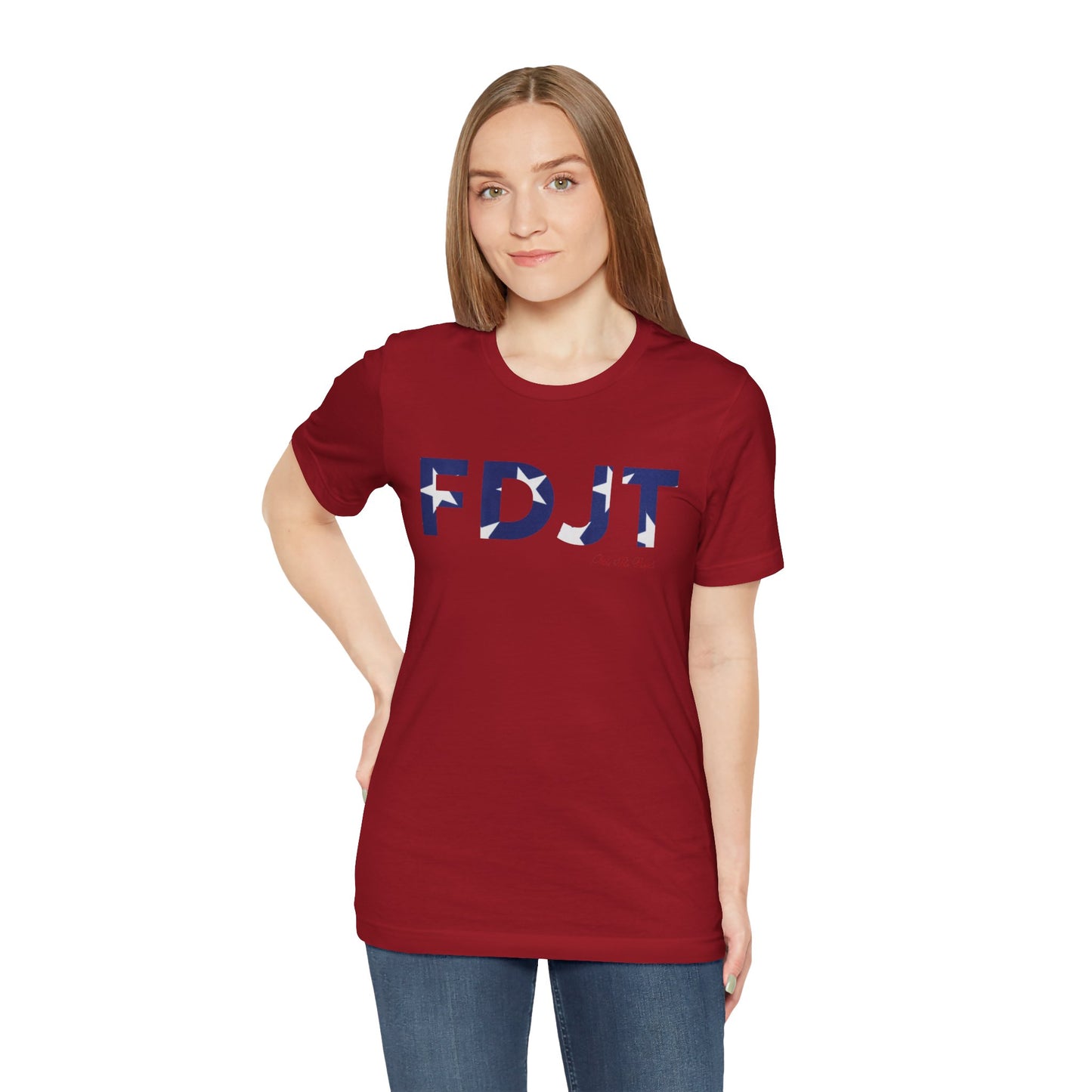 FDJT Blue & White Stars Tee β Classic, Clean, and Defiant β