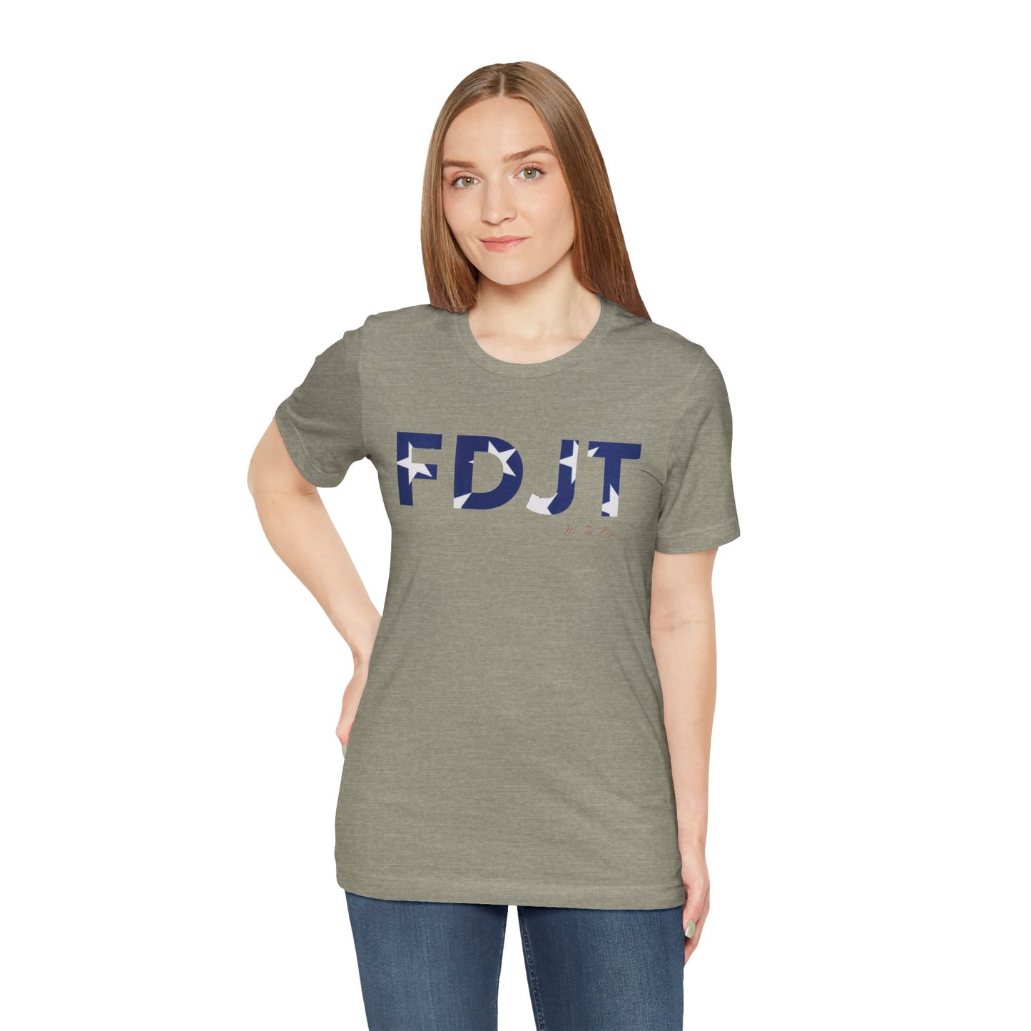 FDJT Blue & White Stars Tee β Classic, Clean, and Defiant β