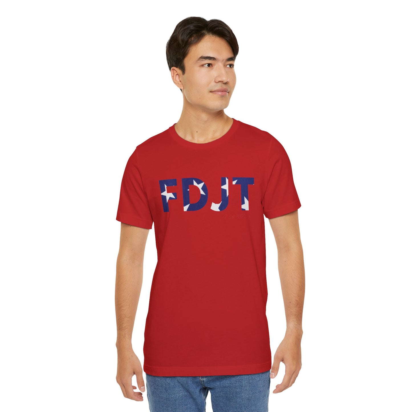 FDJT Blue & White Stars Tee β Classic, Clean, and Defiant β