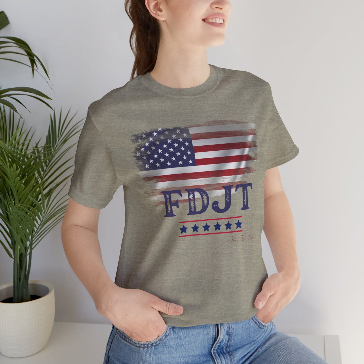 FDJT Distressed Stars & Stripes Tee β Patriotism with Purpose πΊπΈ
