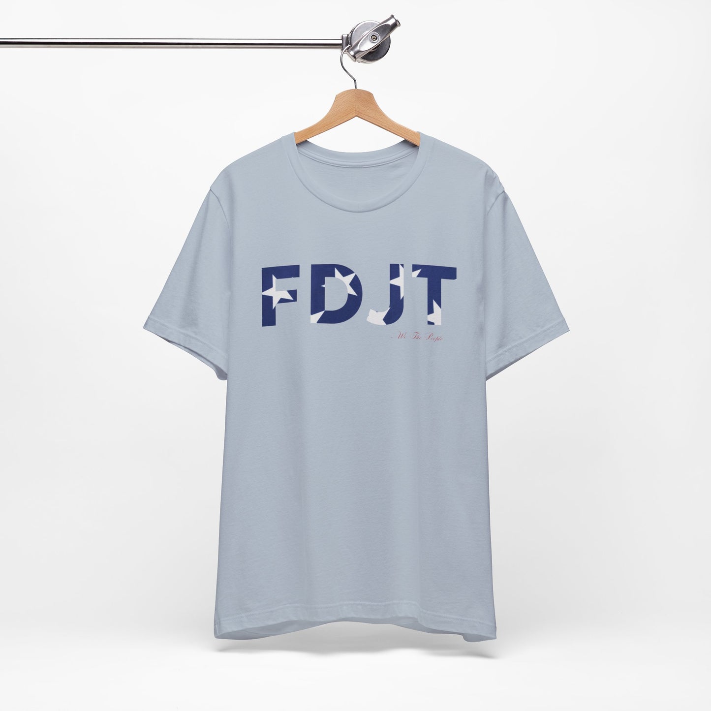 FDJT Blue & White Stars Tee β Classic, Clean, and Defiant β