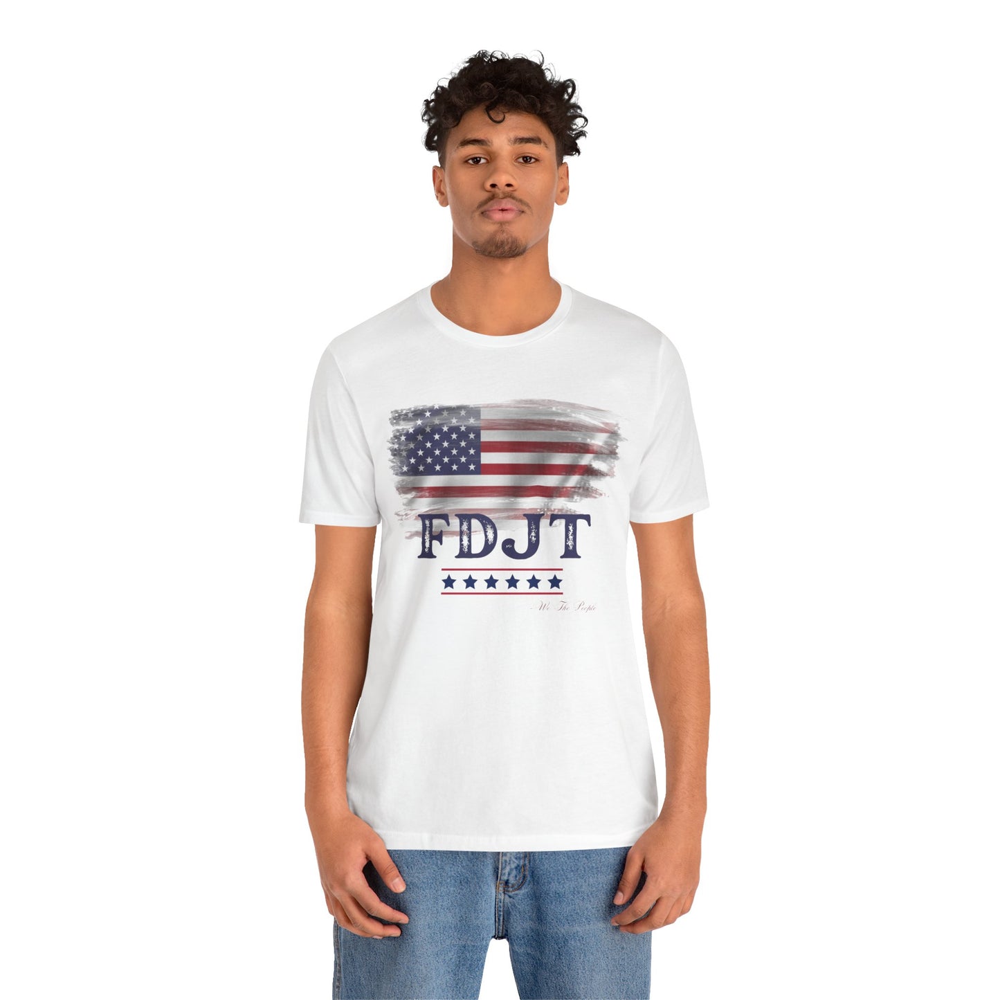 FDJT Distressed Stars & Stripes Tee β Patriotism with Purpose πΊπΈ