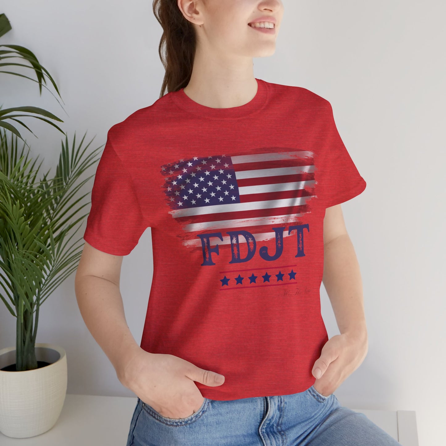 FDJT Distressed Stars & Stripes Tee β Patriotism with Purpose πΊπΈ