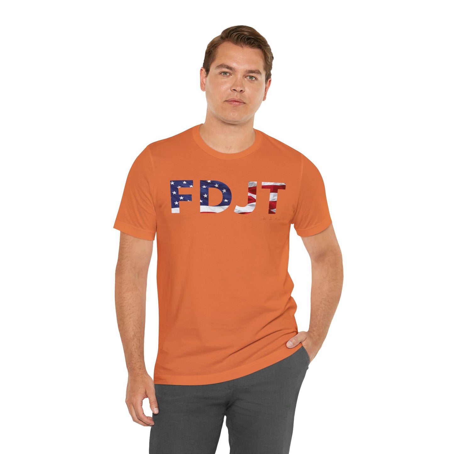 FDJT Waving Flag Tee – The Flag Stands Tall, So Do We 🇺🇸
