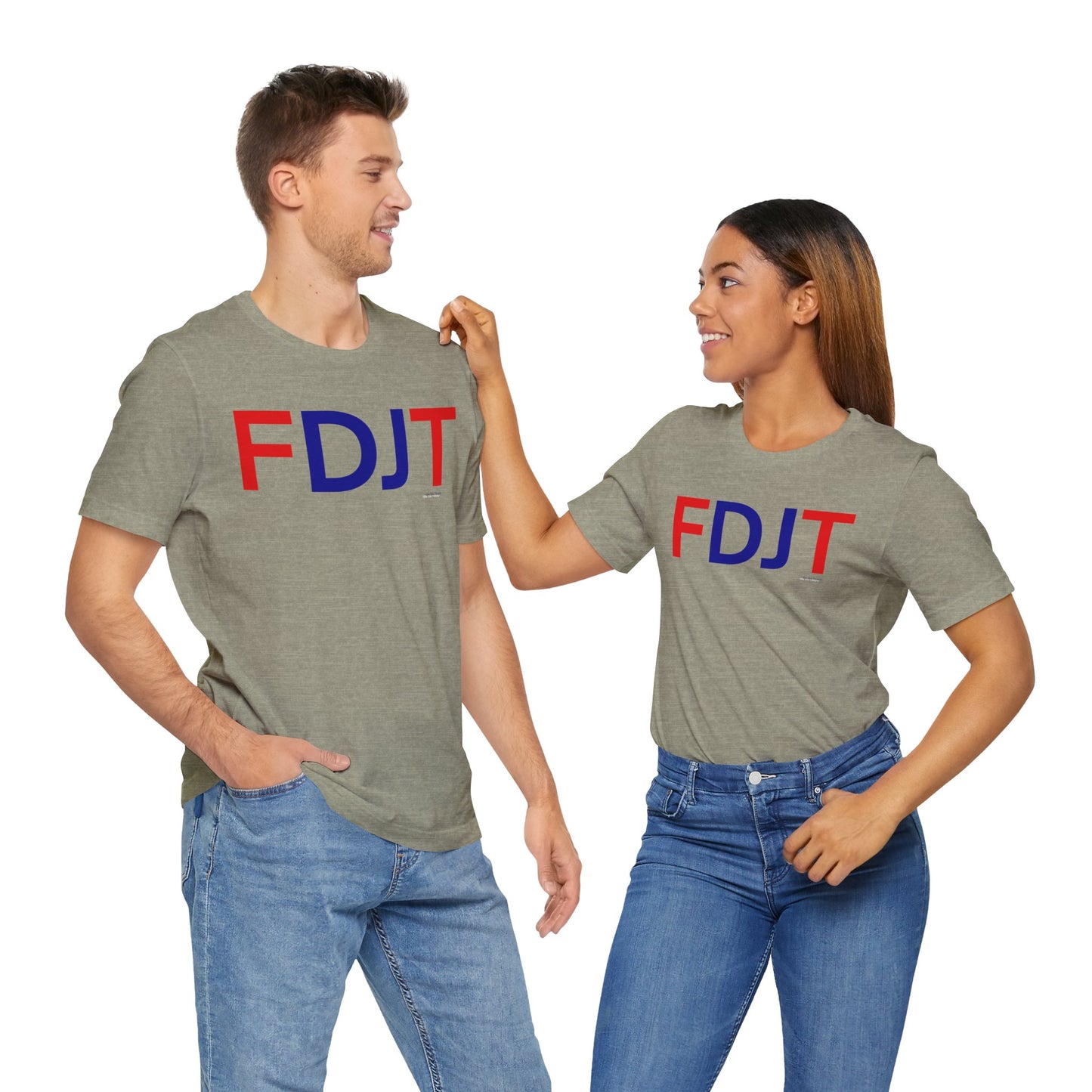 FDJT USA Block Tee – Strength in Simplicity 🇺🇸