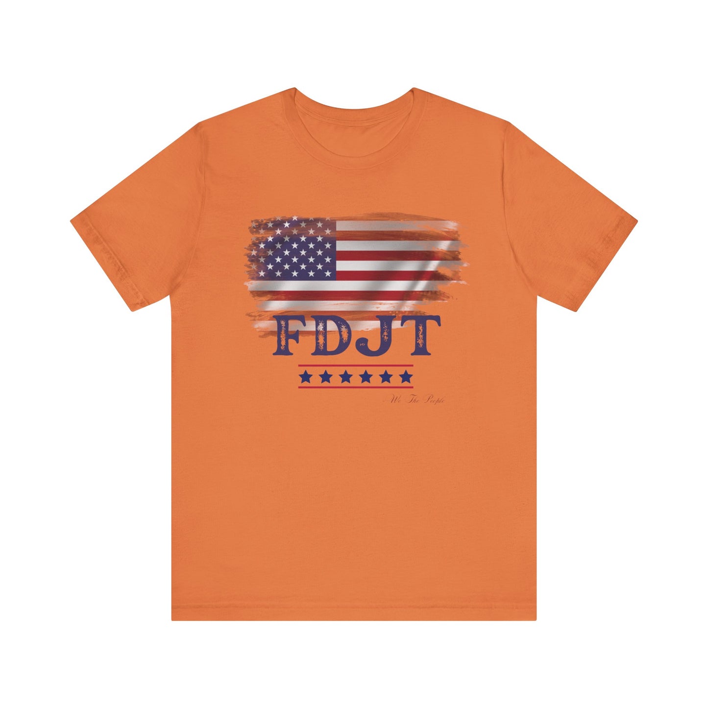 FDJT Distressed Stars & Stripes Tee – Patriotism with Purpose 🇺🇸