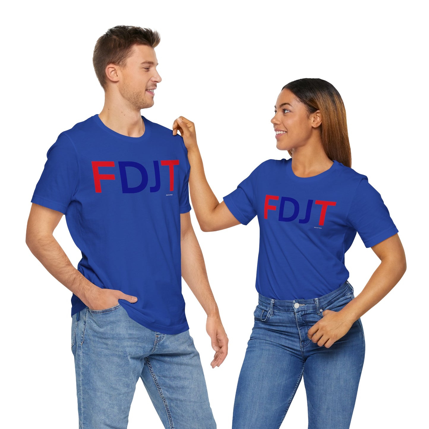 FDJT USA Block Tee – Strength in Simplicity 🇺🇸