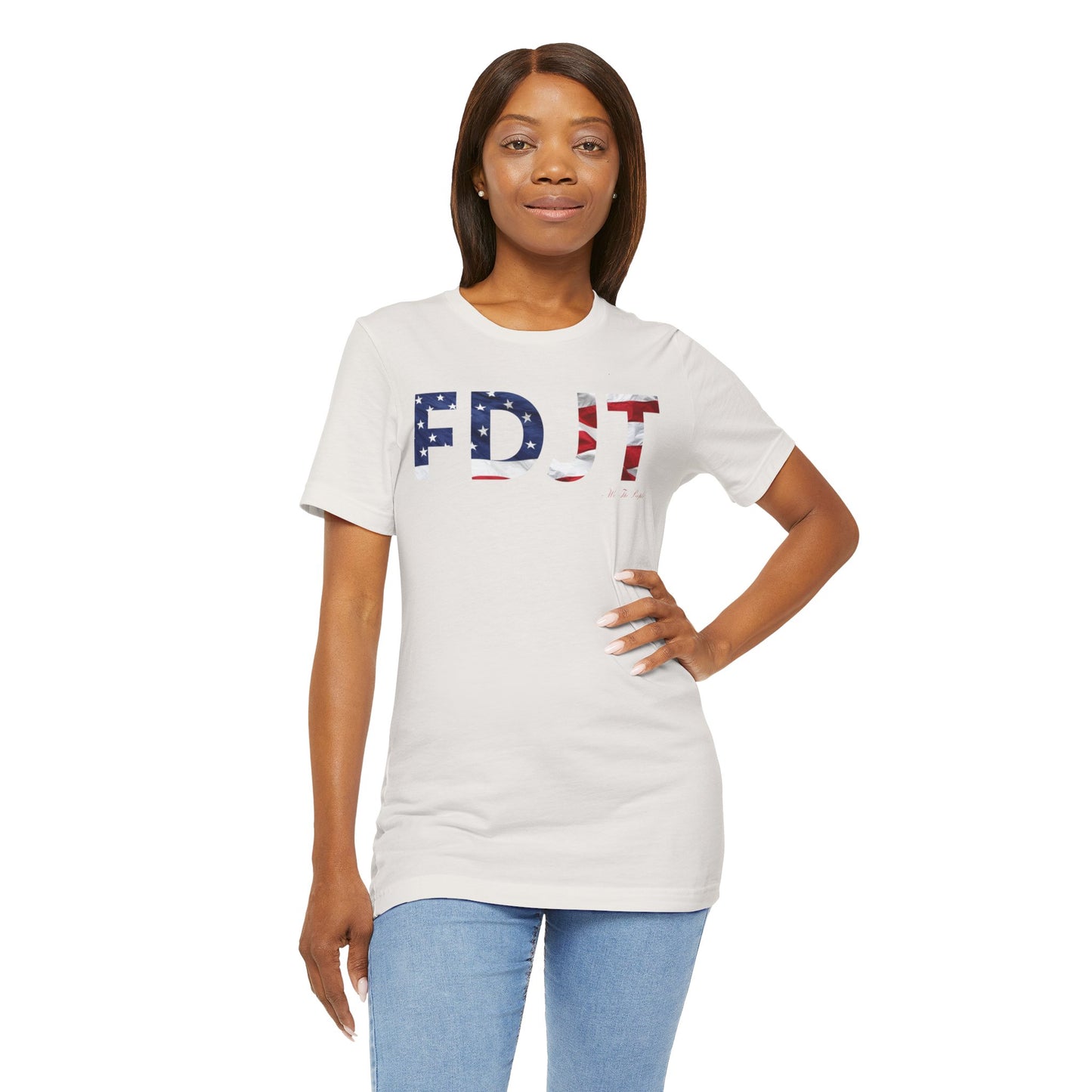 FDJT Waving Flag Tee – The Flag Stands Tall, So Do We 🇺🇸