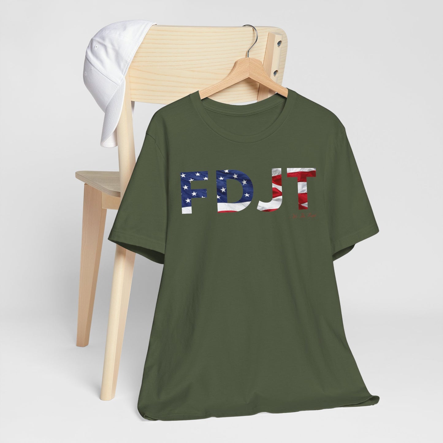 FDJT Waving Flag Tee – The Flag Stands Tall, So Do We 🇺🇸