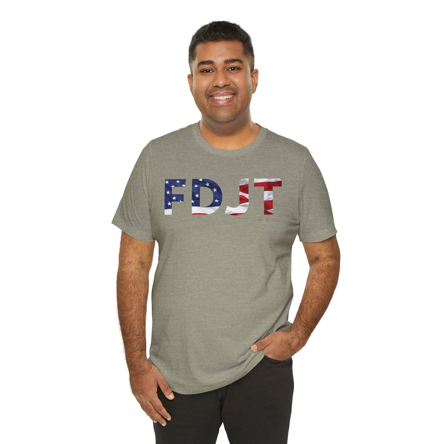 FDJT Waving Flag Tee – The Flag Stands Tall, So Do We 🇺🇸