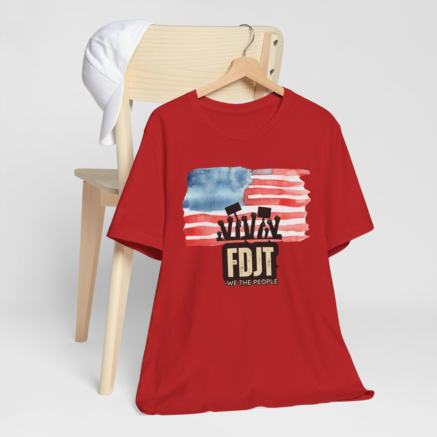 FDJT “We The People” Tee – Red, White & Revolution 🇺🇸