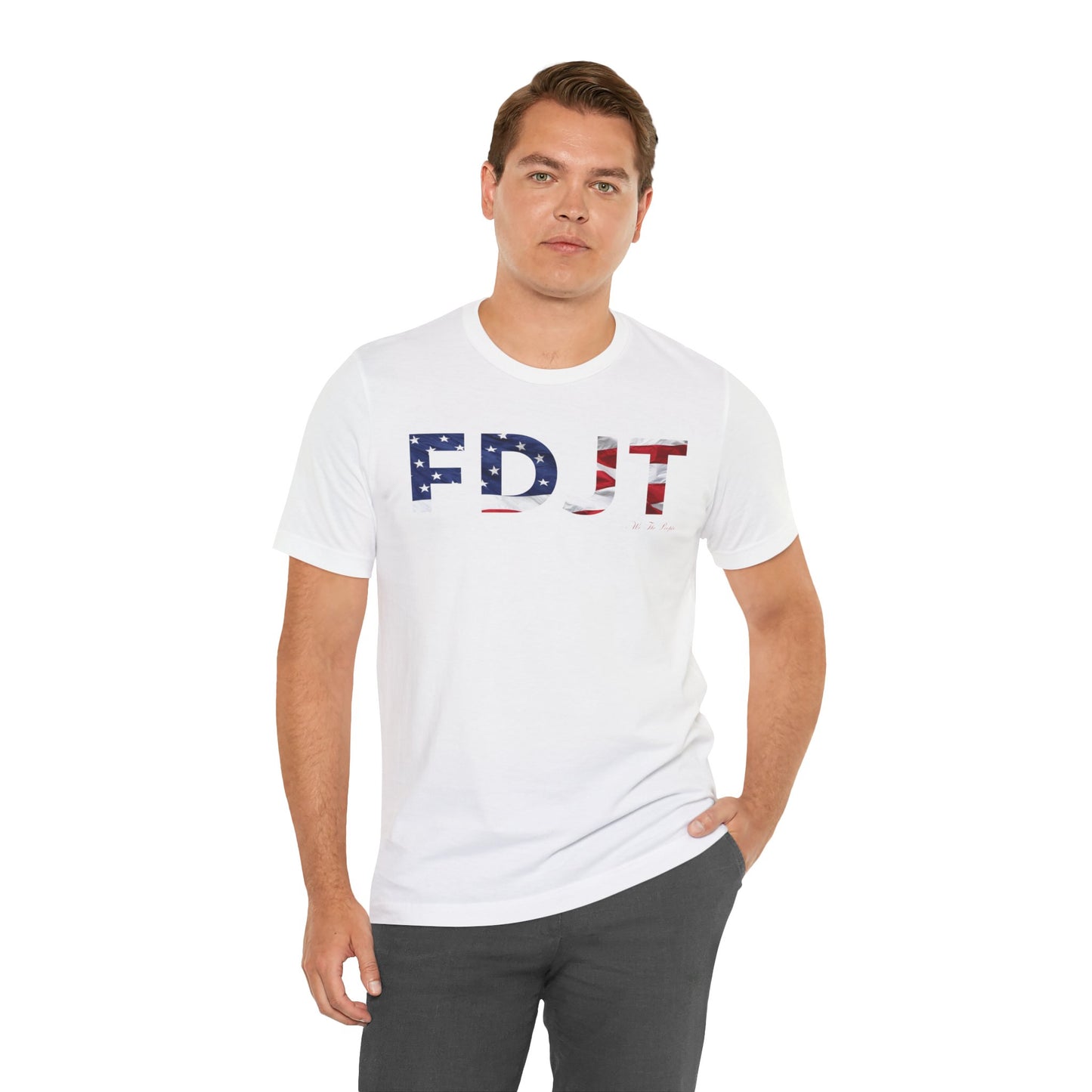 FDJT Waving Flag Tee – The Flag Stands Tall, So Do We 🇺🇸