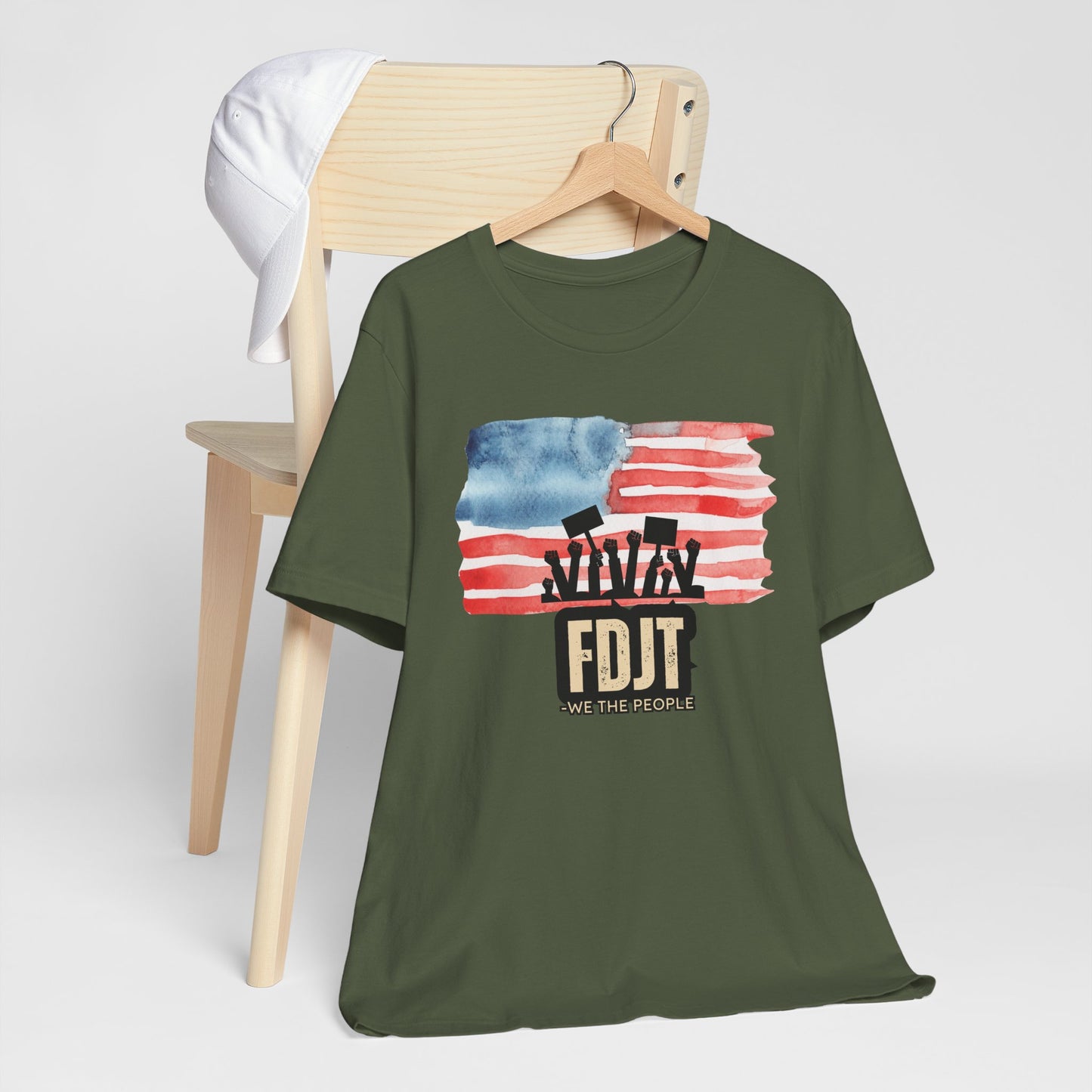 FDJT “We The People” Tee – Red, White & Revolution 🇺🇸