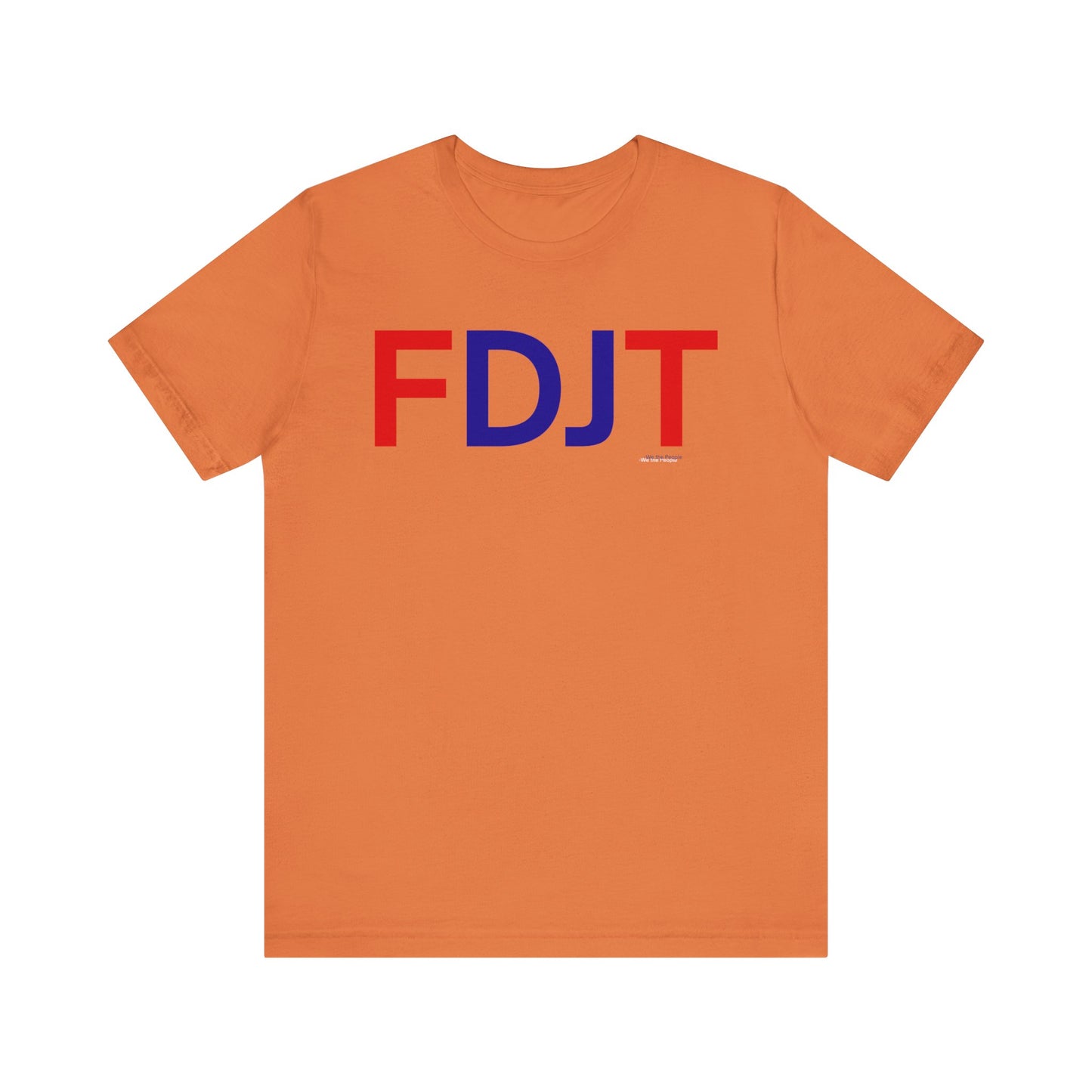 FDJT USA Block Tee – Strength in Simplicity 🇺🇸