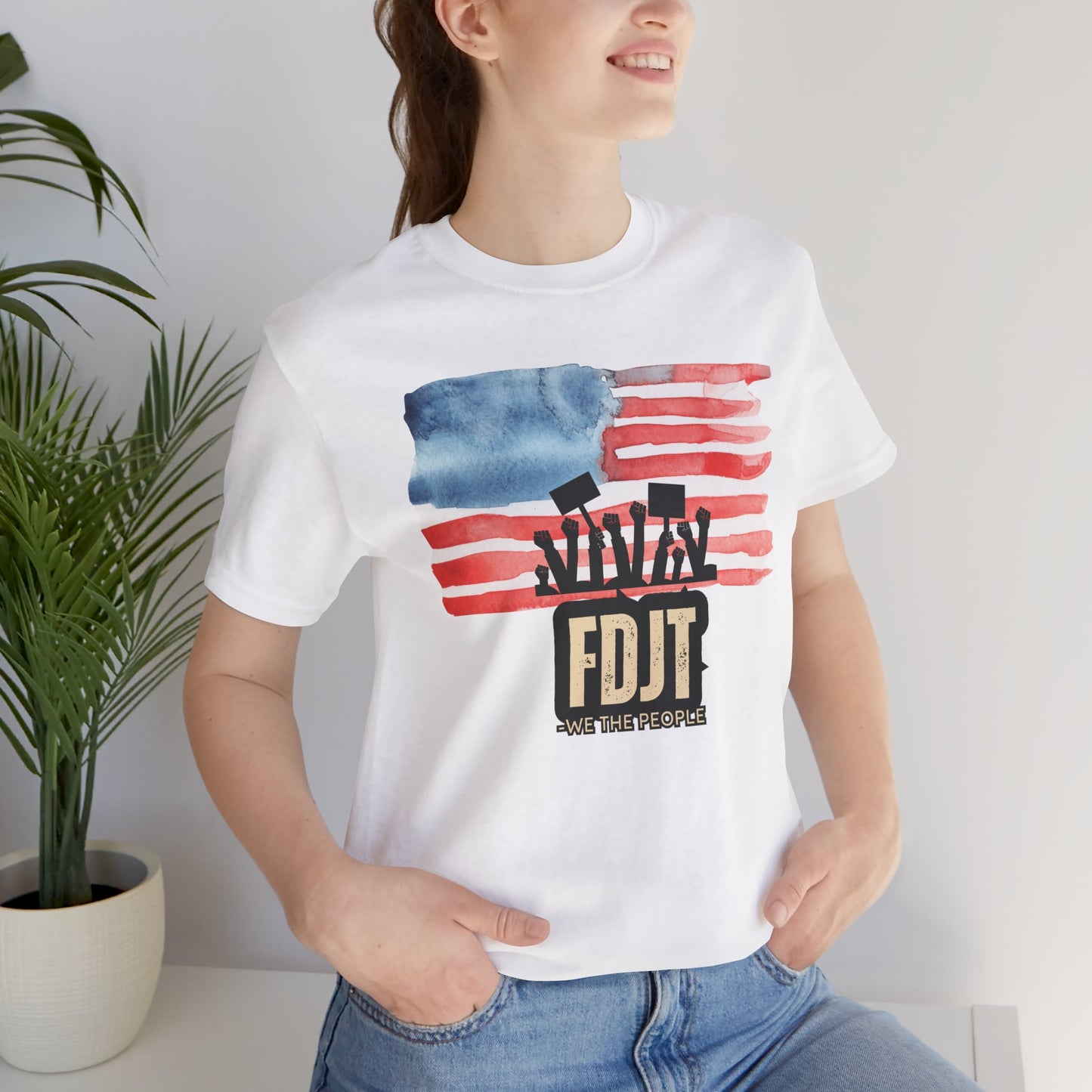 FDJT “We The People” Tee – Red, White & Revolution 🇺🇸