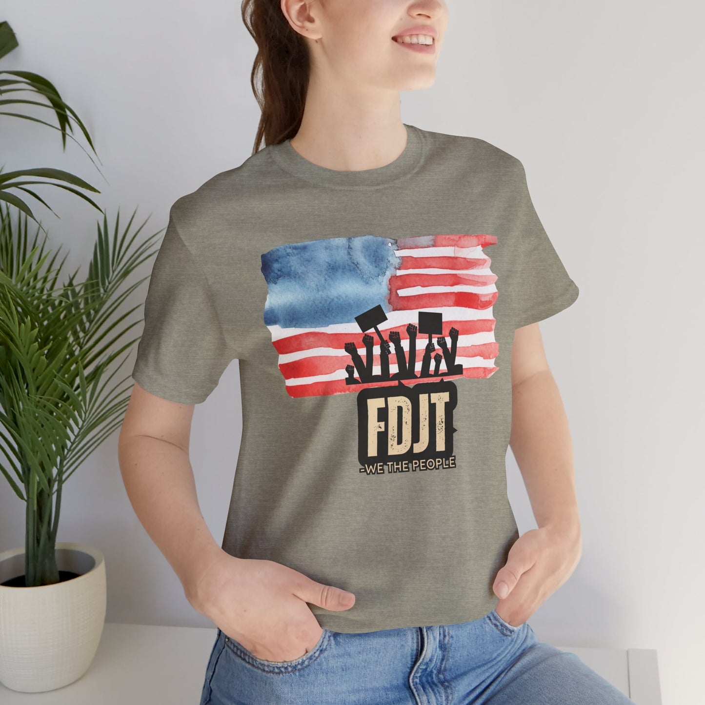 FDJT “We The People” Tee – Red, White & Revolution 🇺🇸