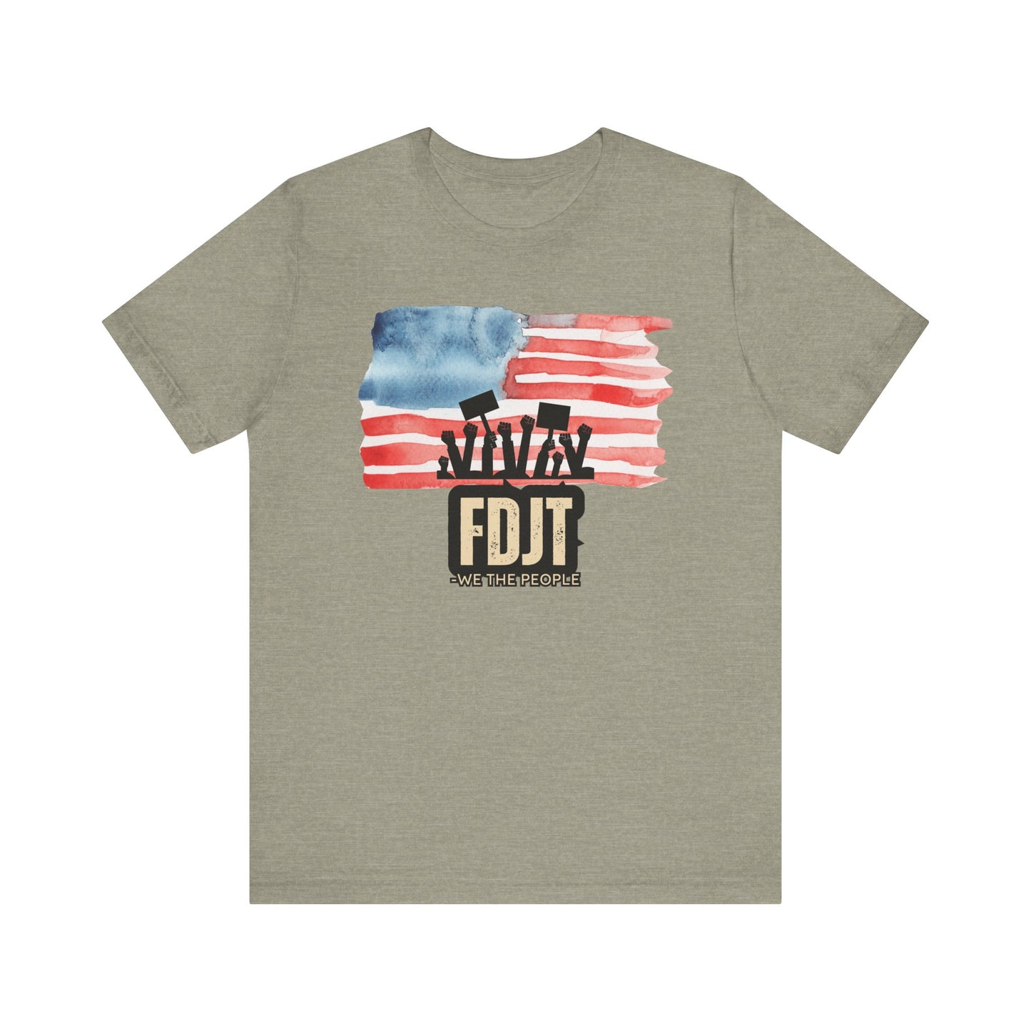 FDJT “We The People” Tee – Red, White & Revolution 🇺🇸
