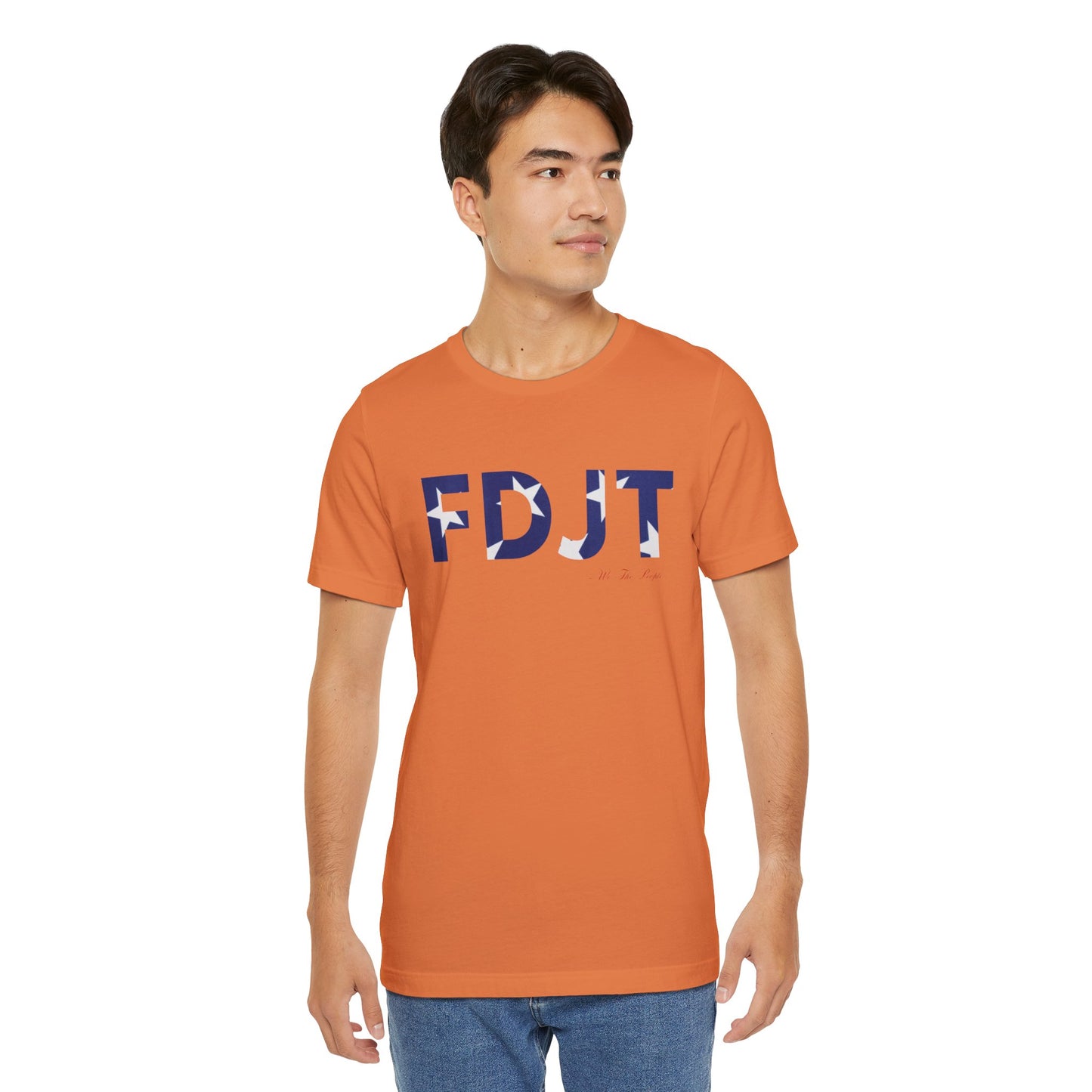 FDJT Blue & White Stars Tee – Classic, Clean, and Defiant ⭐