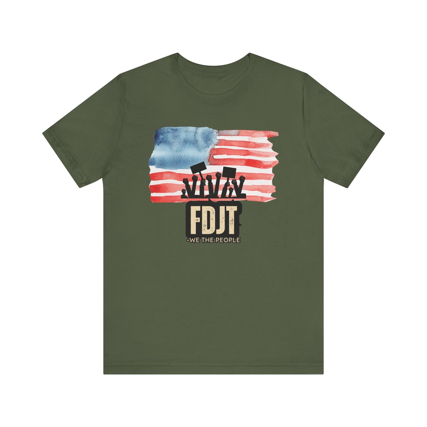 FDJT “We The People” Tee – Red, White & Revolution 🇺🇸