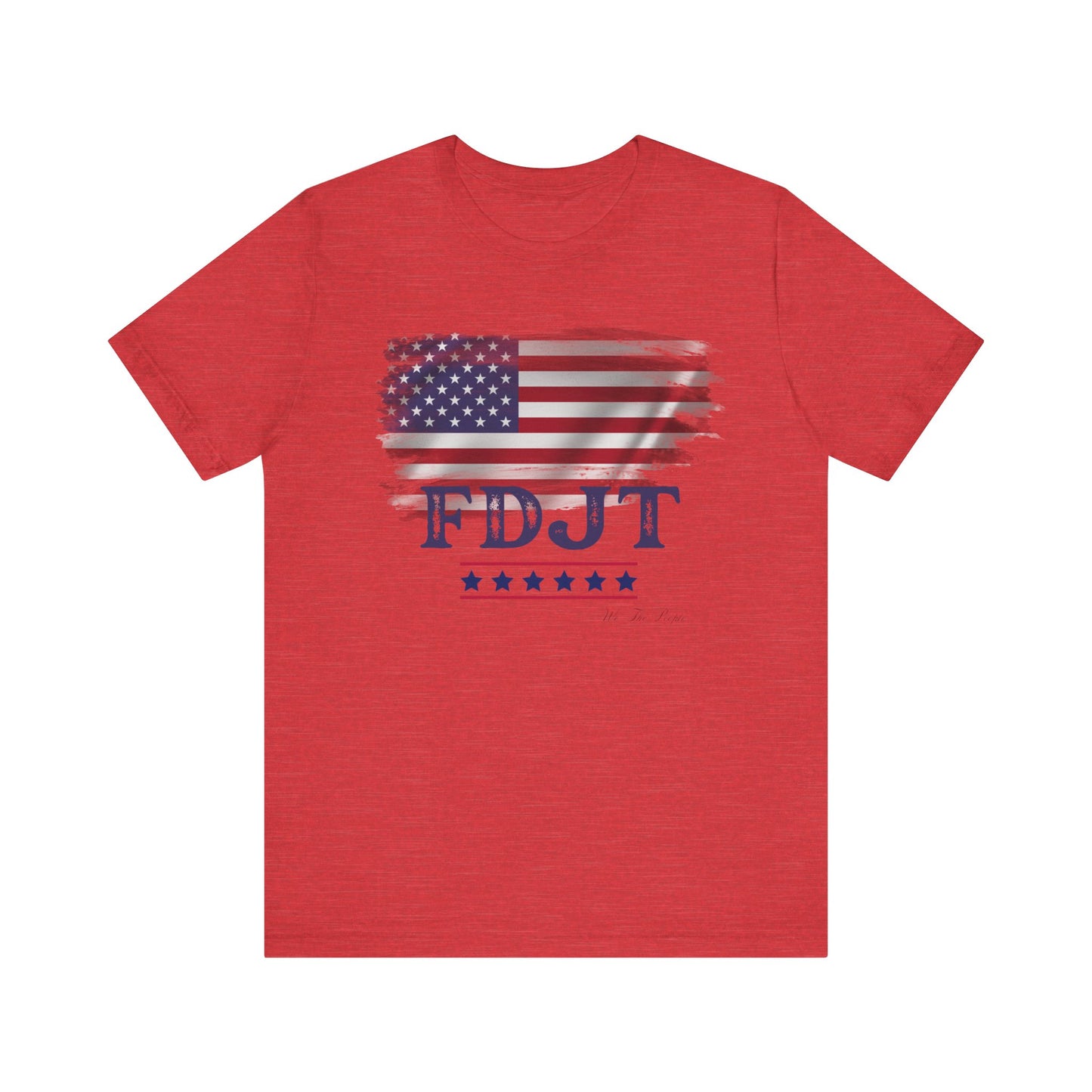 FDJT Distressed Stars & Stripes Tee – Patriotism with Purpose 🇺🇸