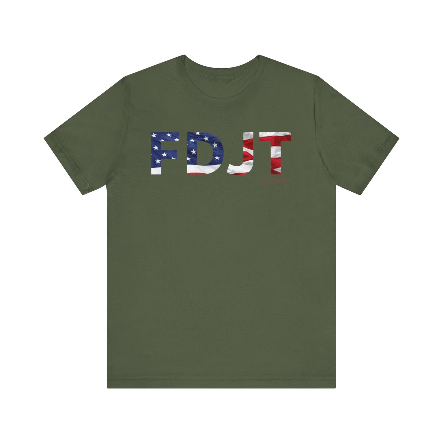 FDJT Waving Flag Tee – The Flag Stands Tall, So Do We 🇺🇸