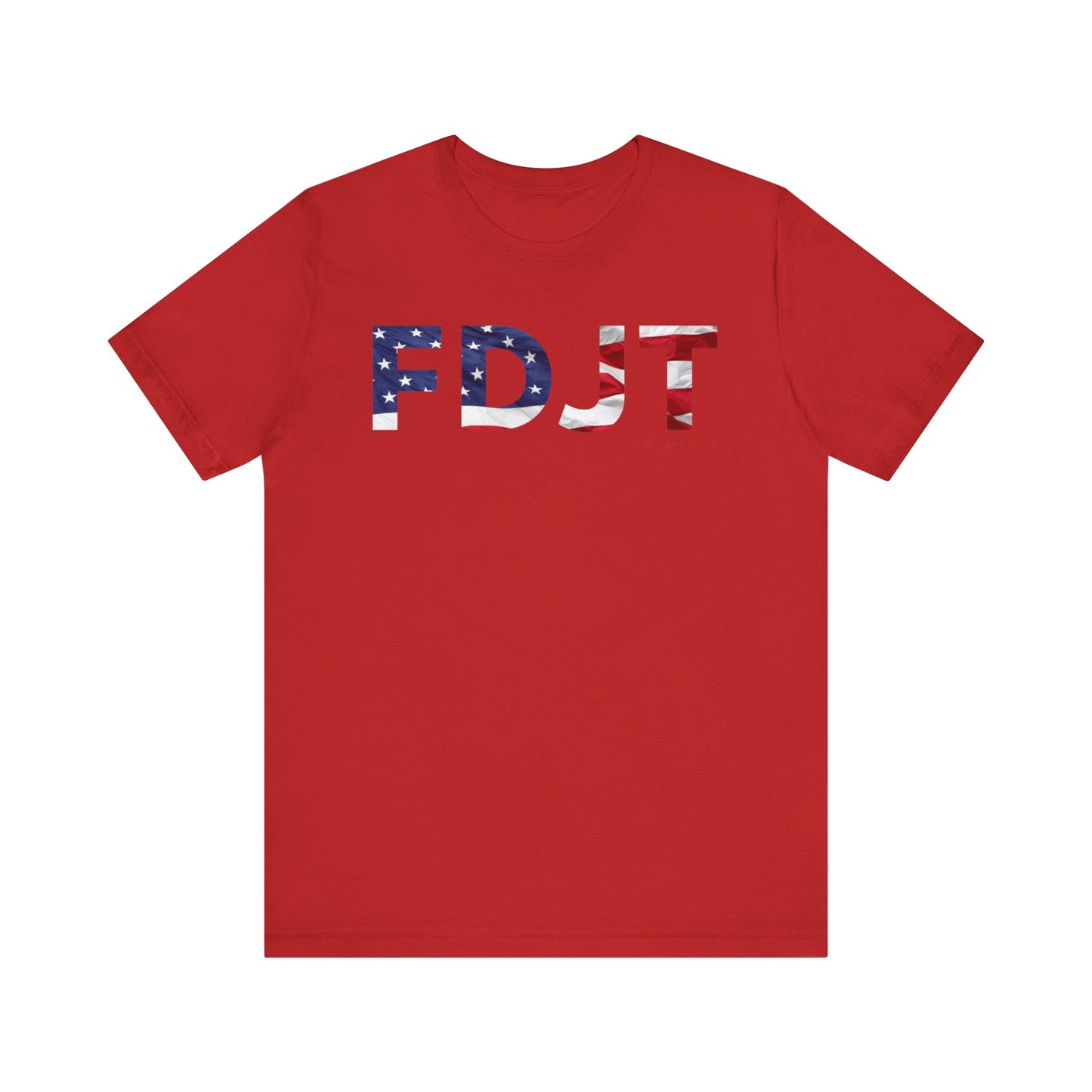 FDJT Waving Flag Tee – The Flag Stands Tall, So Do We 🇺🇸