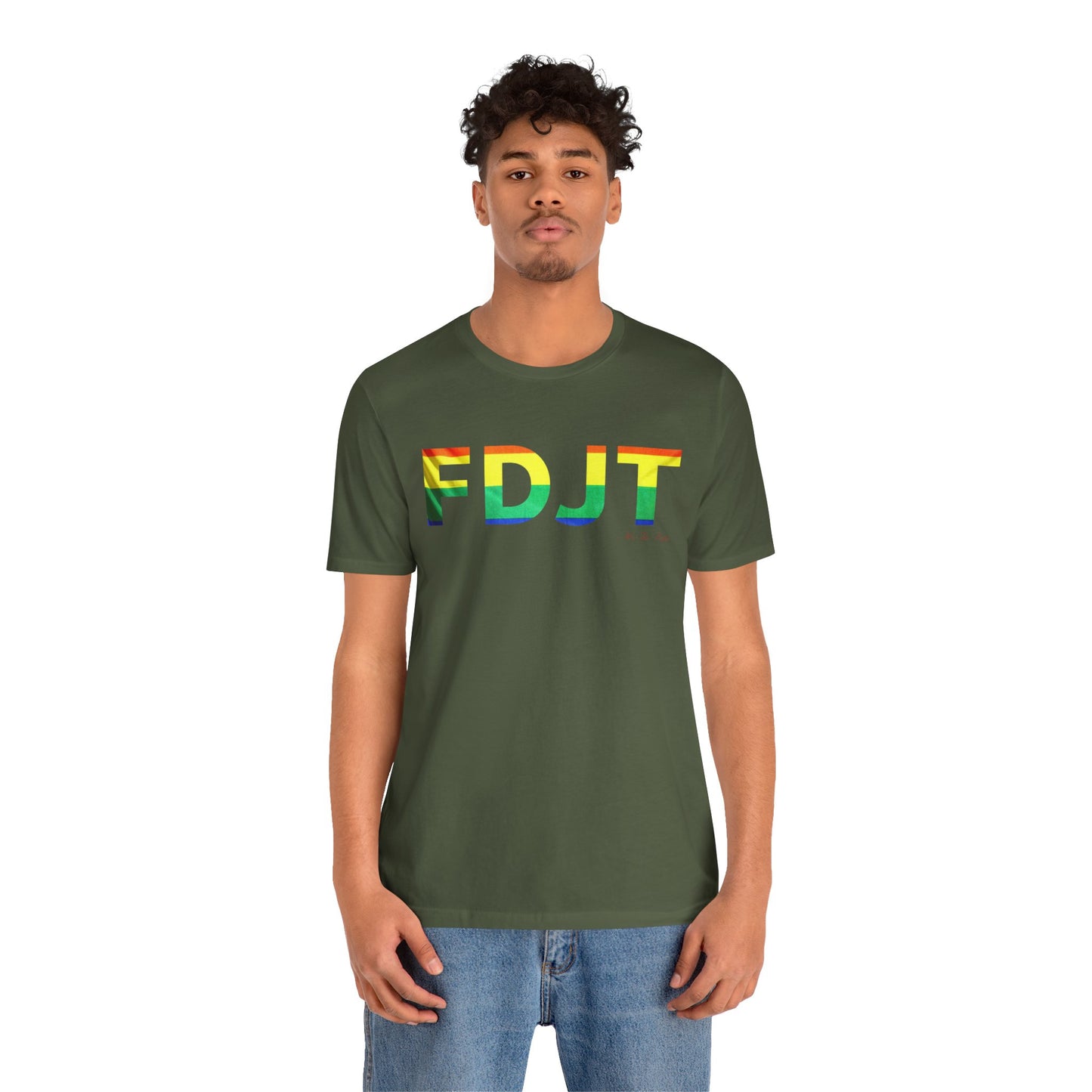 FDJT Pride Tee – Love, Unity, Action 🏳️‍🌈