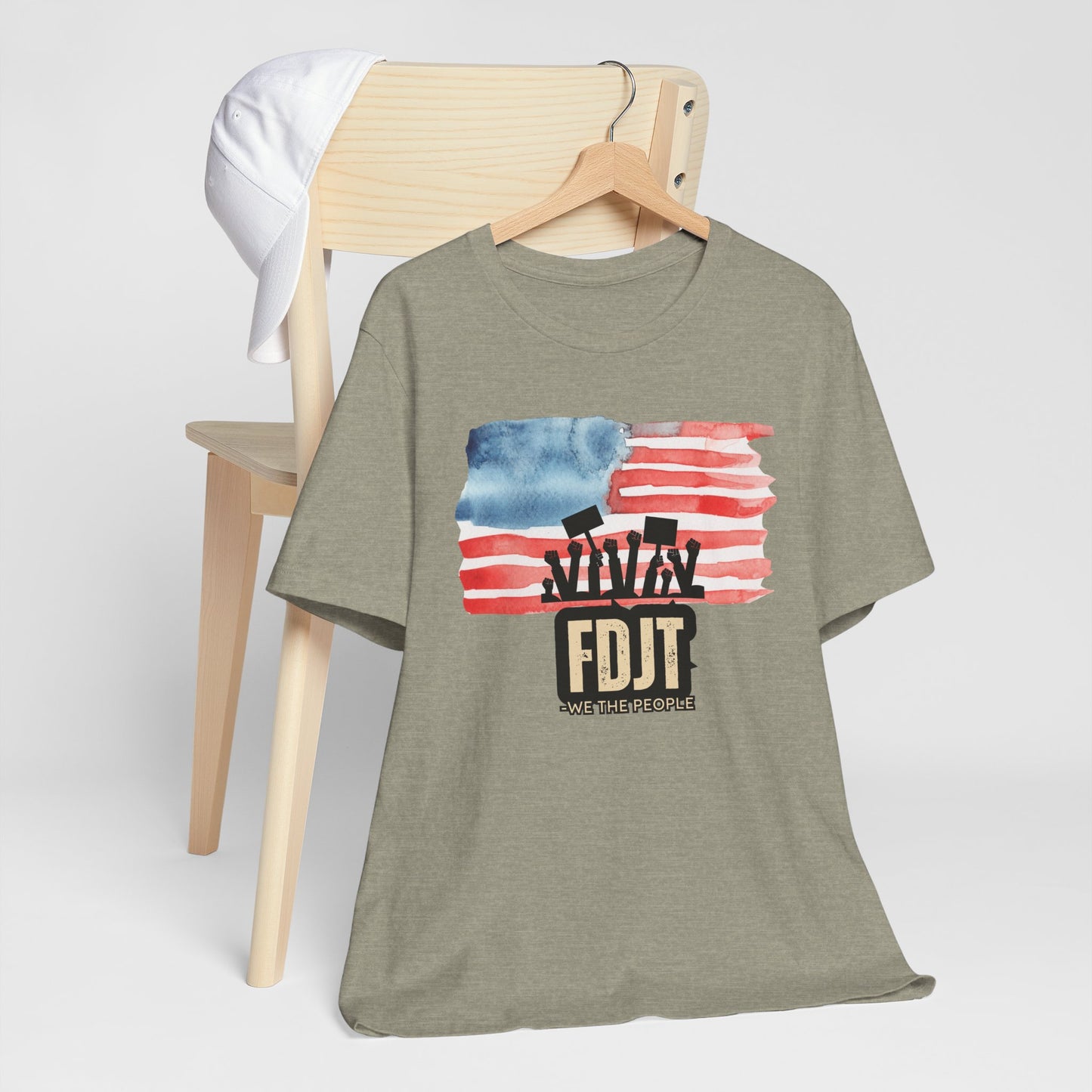 FDJT “We The People” Tee – Red, White & Revolution 🇺🇸