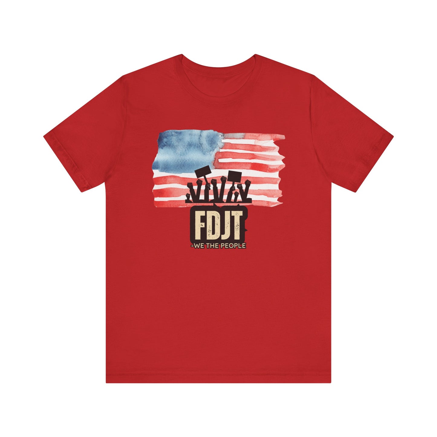 FDJT “We The People” Tee – Red, White & Revolution 🇺🇸