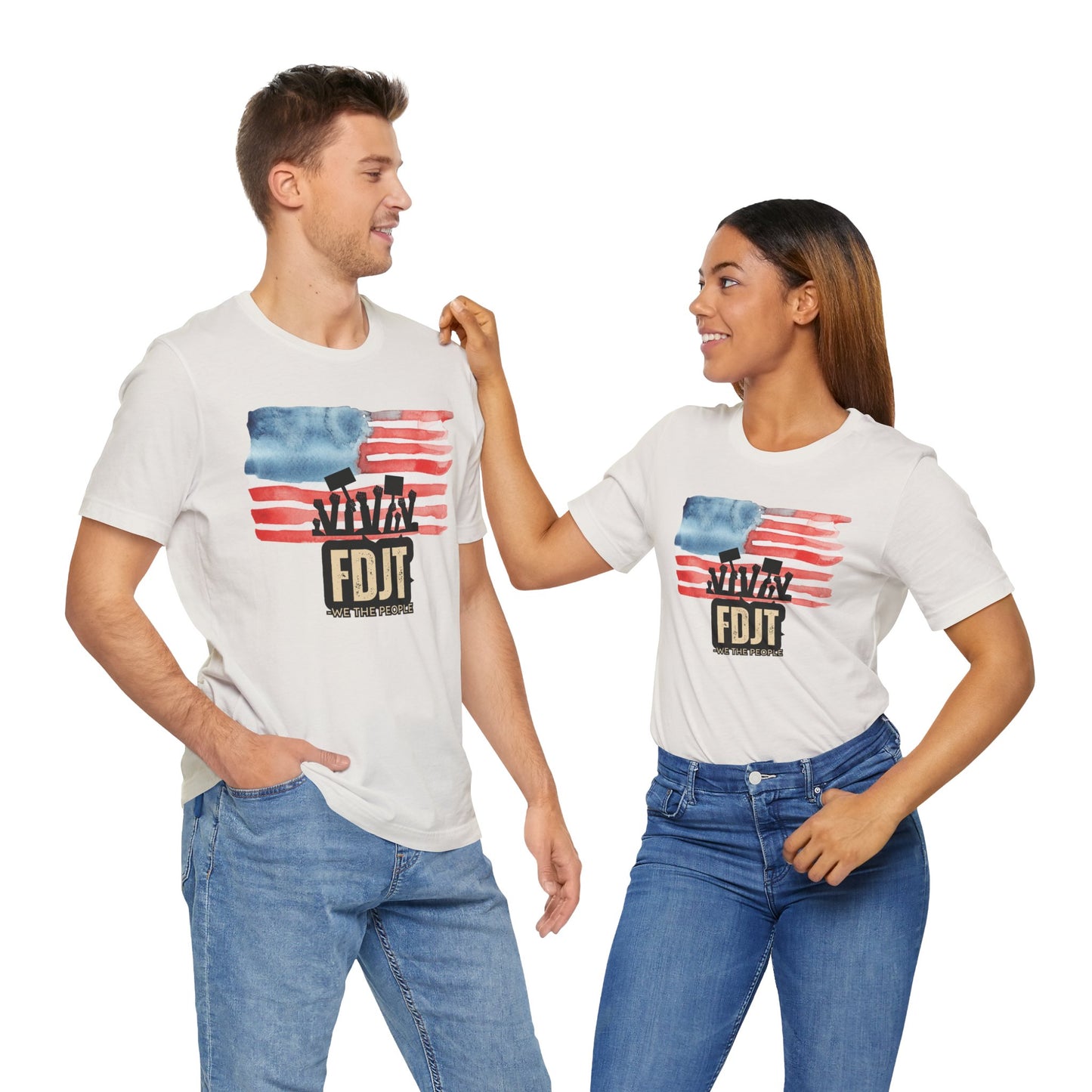 FDJT “We The People” Tee – Red, White & Revolution 🇺🇸