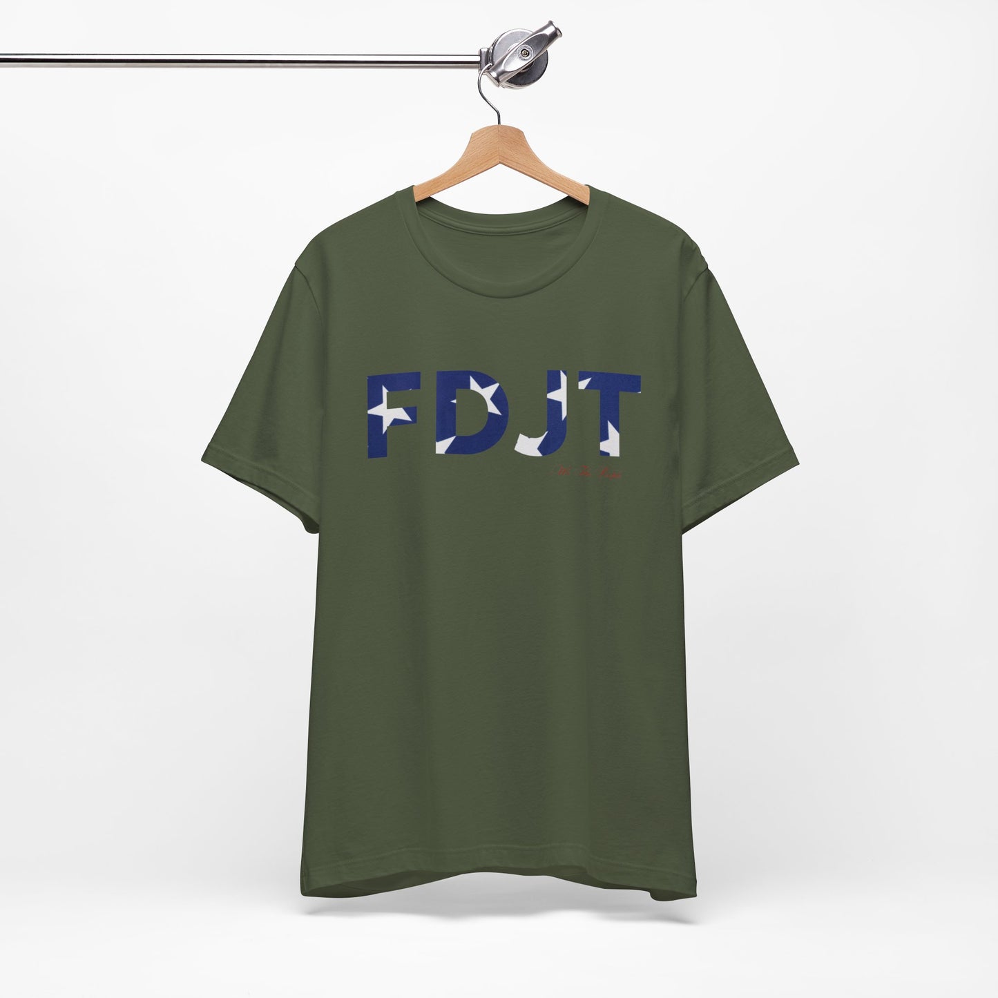 FDJT Blue & White Stars Tee – Classic, Clean, and Defiant ⭐