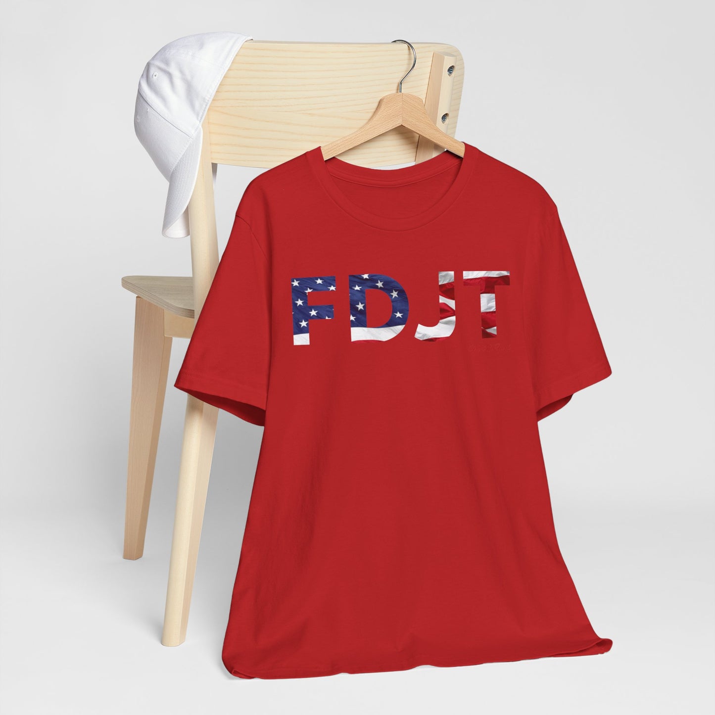 FDJT Waving Flag Tee – The Flag Stands Tall, So Do We 🇺🇸