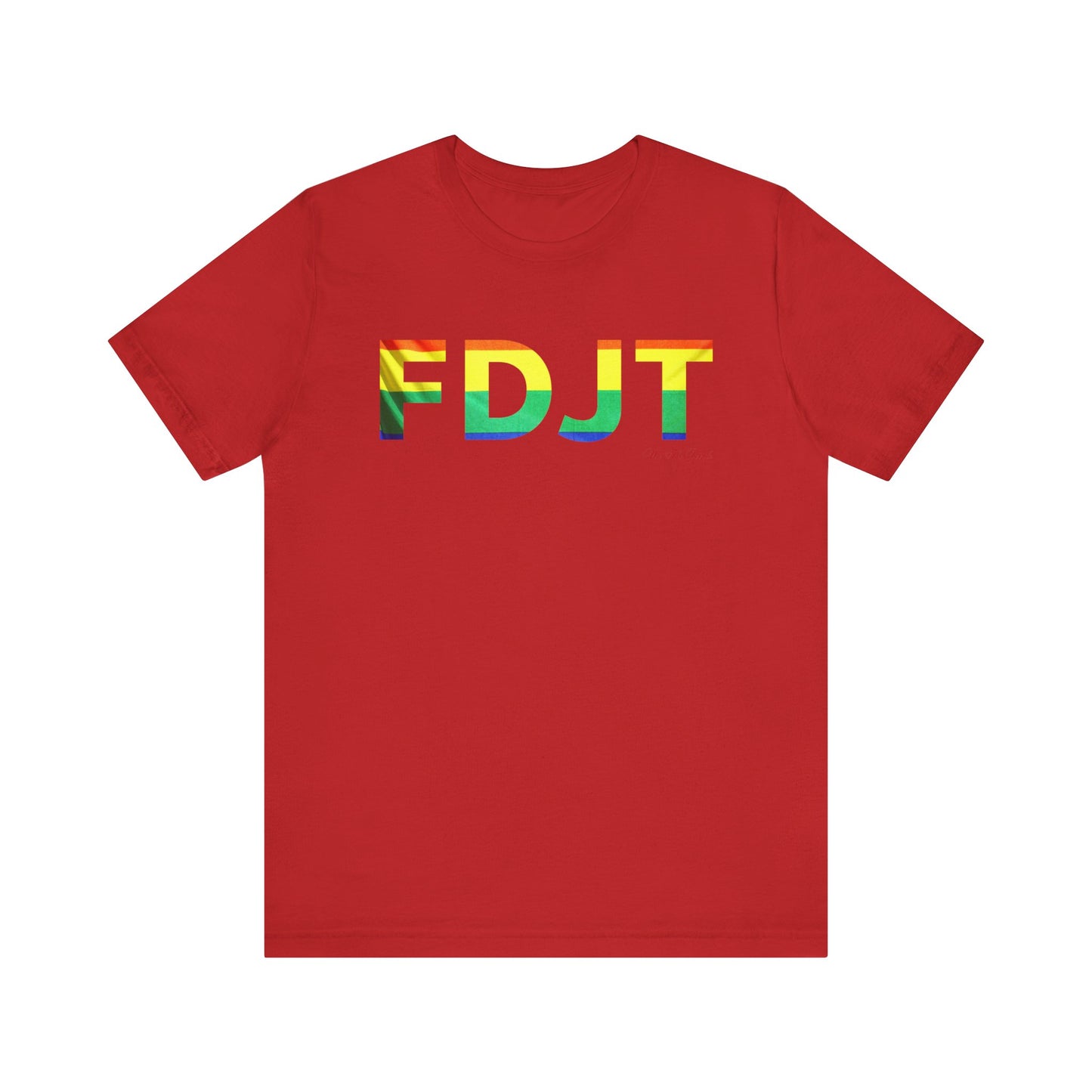 FDJT Pride Tee – Love, Unity, Action 🏳️‍🌈