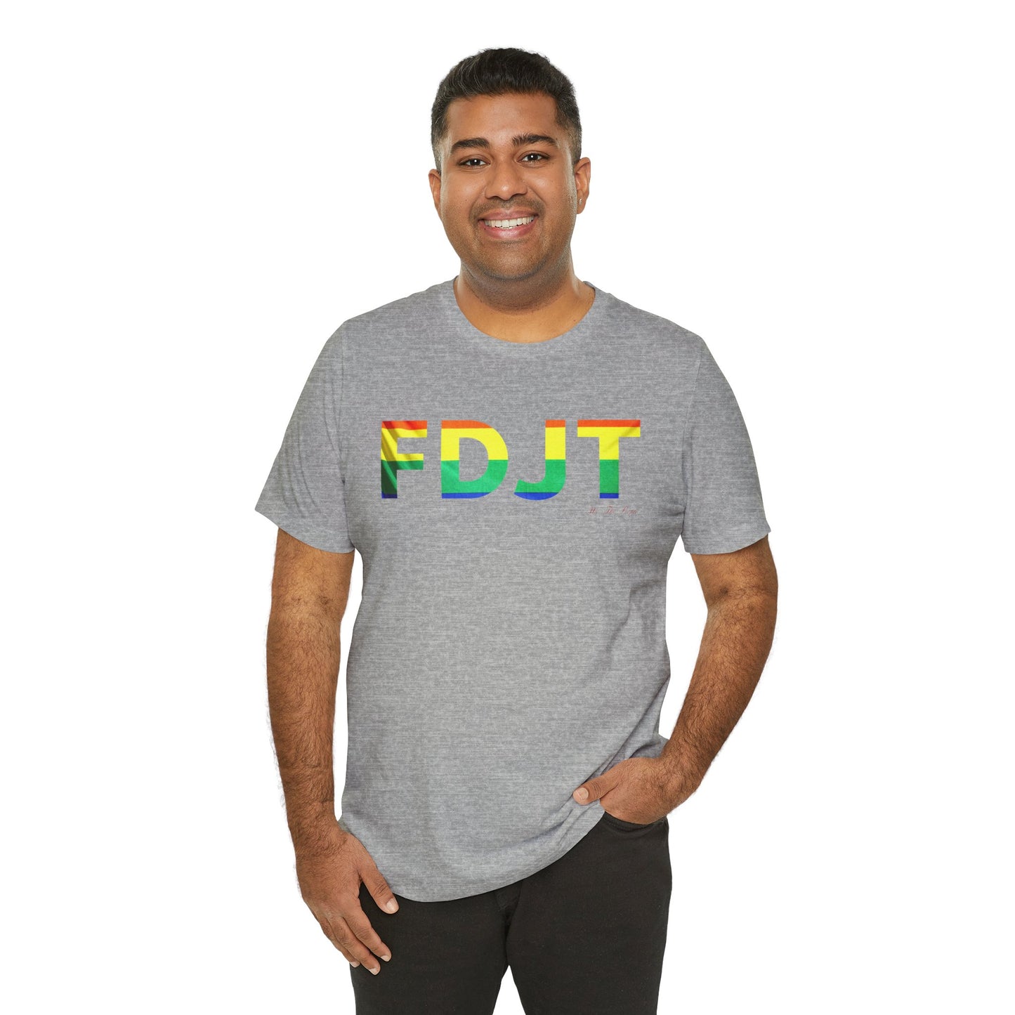 FDJT Pride Tee – Love, Unity, Action 🏳️‍🌈