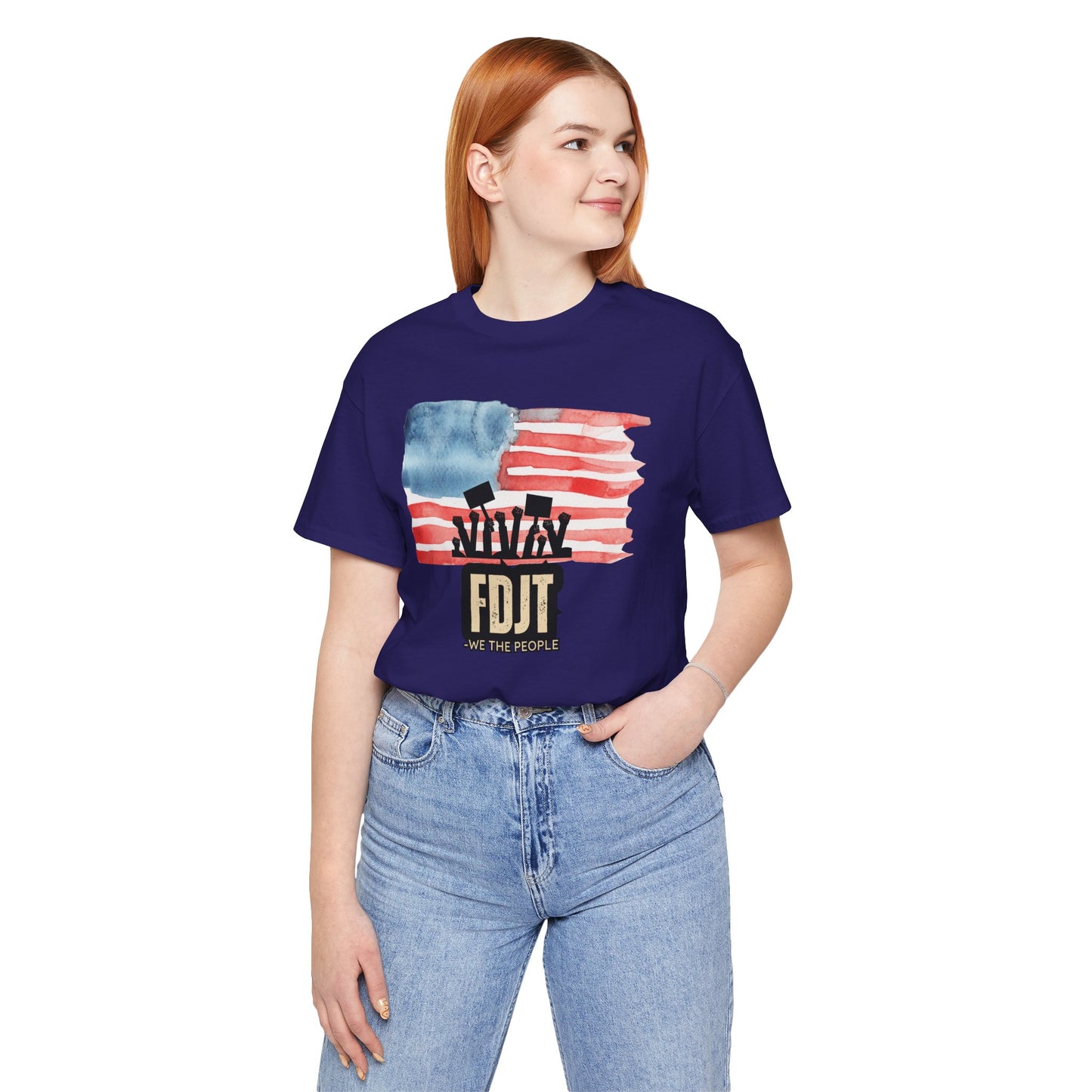 FDJT “We The People” Tee – Red, White & Revolution 🇺🇸