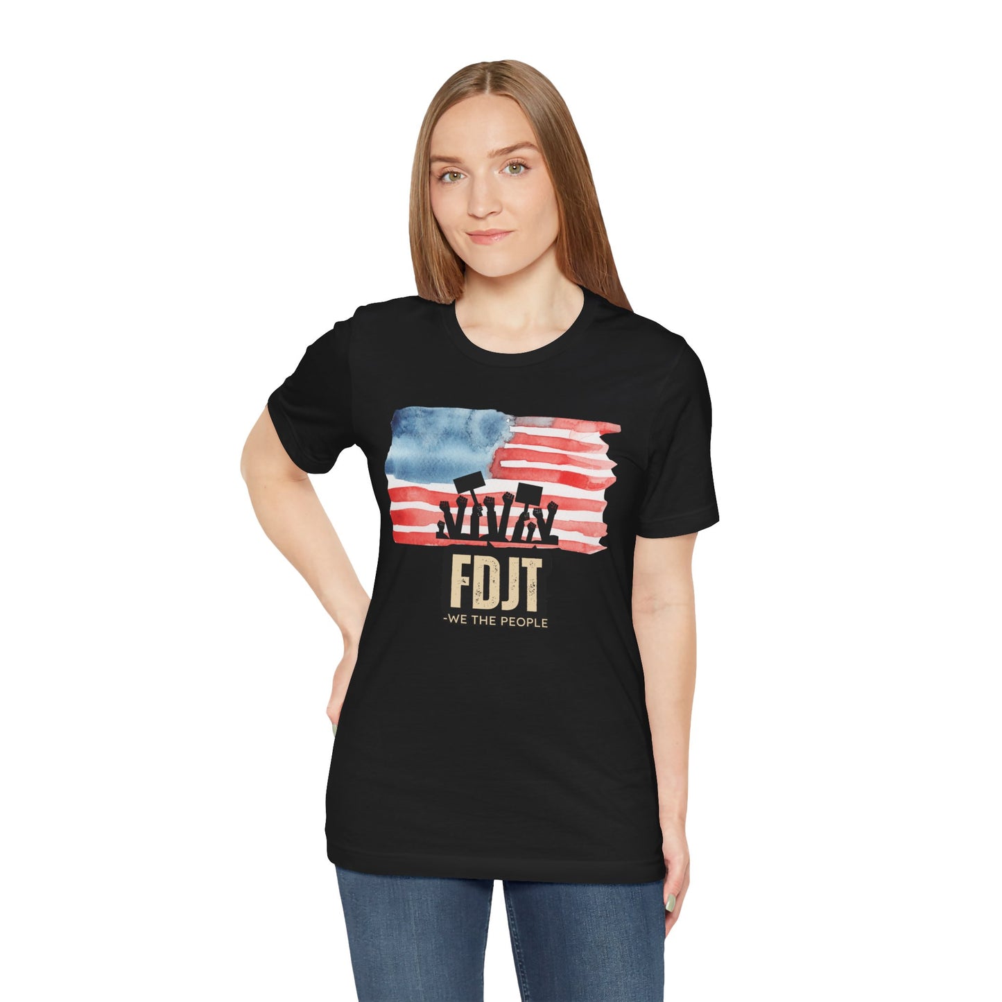 FDJT “We The People” Tee – Red, White & Revolution 🇺🇸