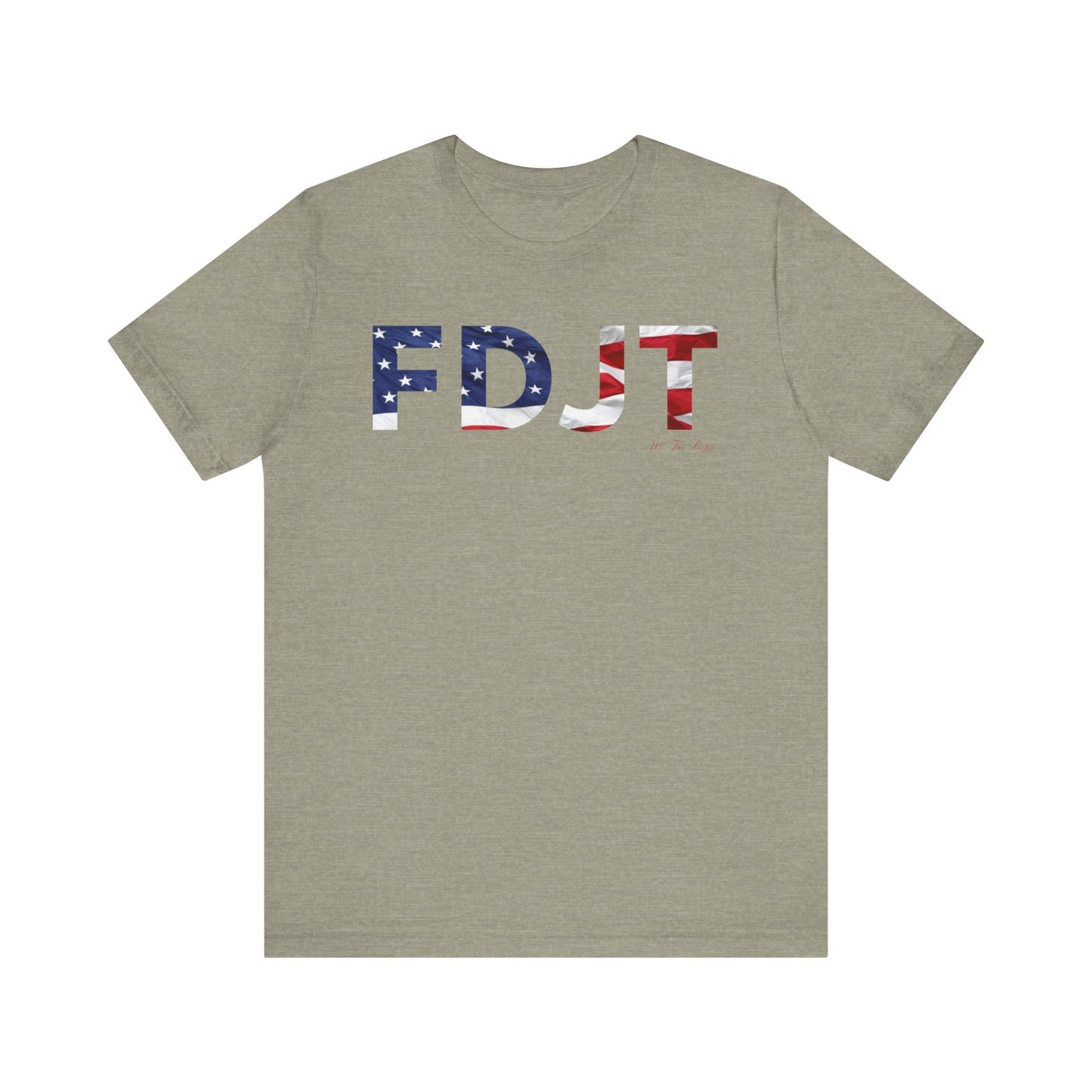 FDJT Waving Flag Tee – The Flag Stands Tall, So Do We 🇺🇸