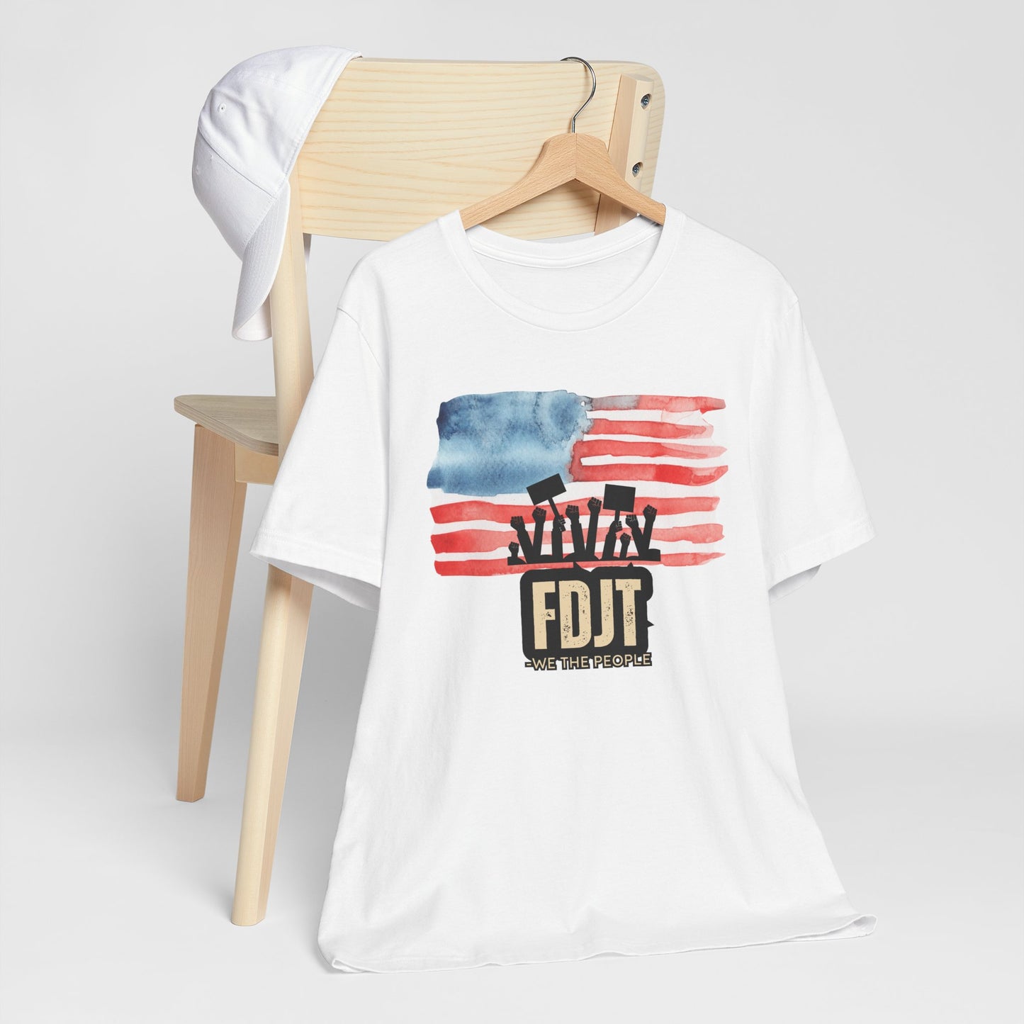 FDJT “We The People” Tee – Red, White & Revolution 🇺🇸